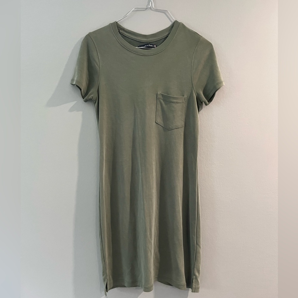 Abercrombie & Fitch Army Green Mini Dress